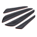 4 Pcs Carbon Fiber Car Door Edge Guard Scratch Protector Anti-collision Strip