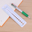 1pc Profession Knitting Needle Gauge Plastic inch cm Ruler Home Sewing Tool