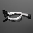 30cm 4Pin PWM Extension Cable 1 to 2 Way CPU Cooling Fan Splitter Adapter