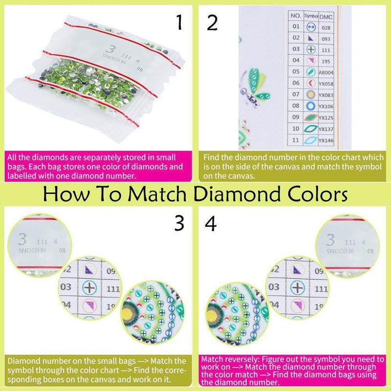 5D DIY Special Shaped Diamond Painting Chicken Cross Stitch Kits (D1079)