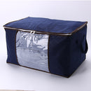 Foldable Comforter Storage Bag Large Organizer for Blankets Pillow Sturdy Zipper