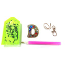 DIY Key Chain Diamond Painting Letters Women Bag Keyring Pendant Gift (D) Newly
