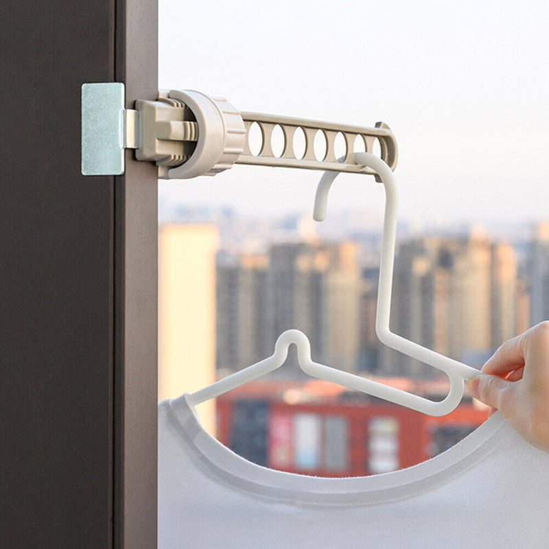 Clothes Dryer Bathroom Accessory Window Laundry Drying Rack Clothes Hanging