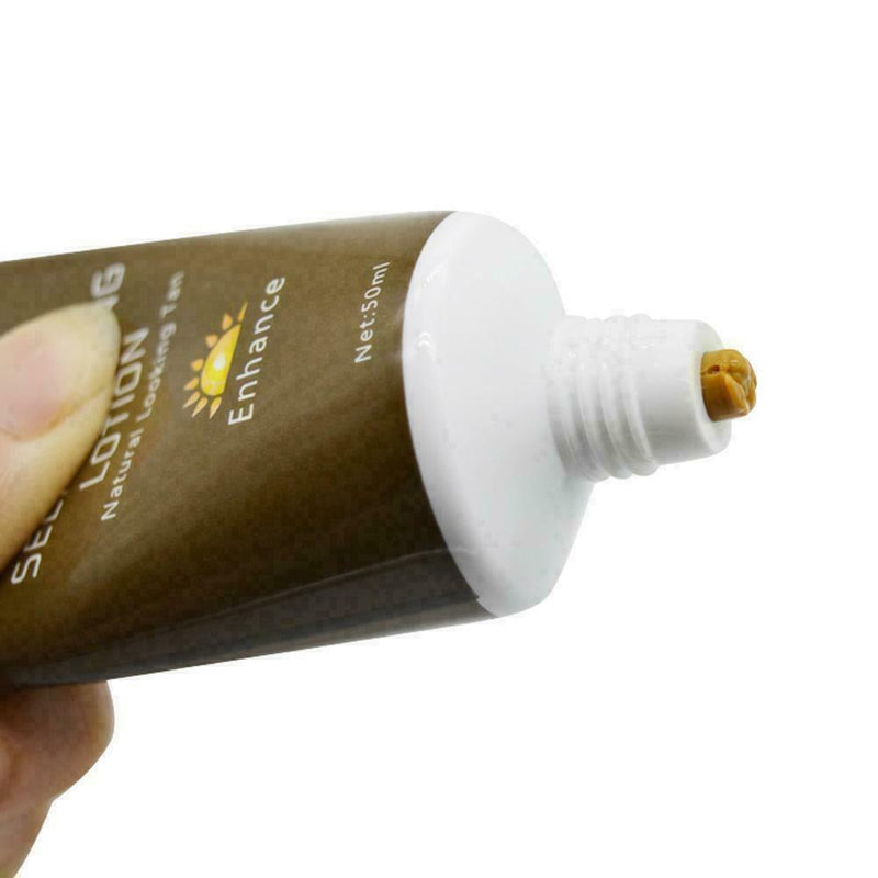 50g Skin Tanning Sunless Self Tanning Lotion Deep Dark Color B8K9 I2J1