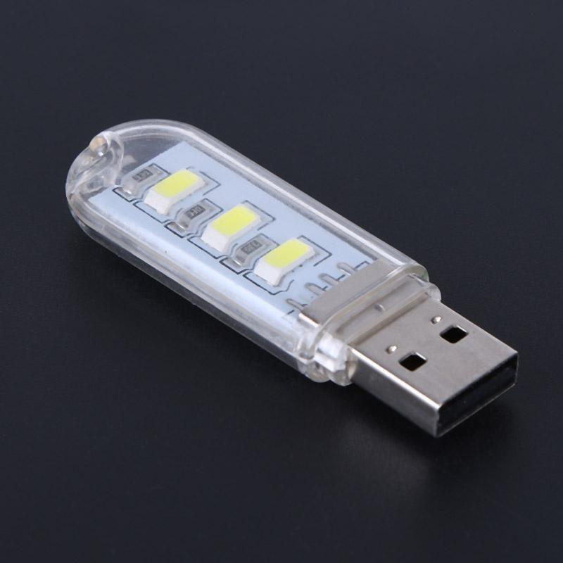 2pcs U Disk Shape LED USB Night Light Portable Mini Computer Lamp