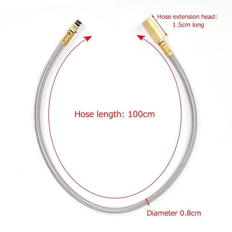 Extension Tube Hose Adapter Outdoor Camping Tank Gas Accessories (100cm)
