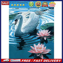5D Mosaic Swan in Lake Full Round Drill Diamond Drawing Art Painting Handicra