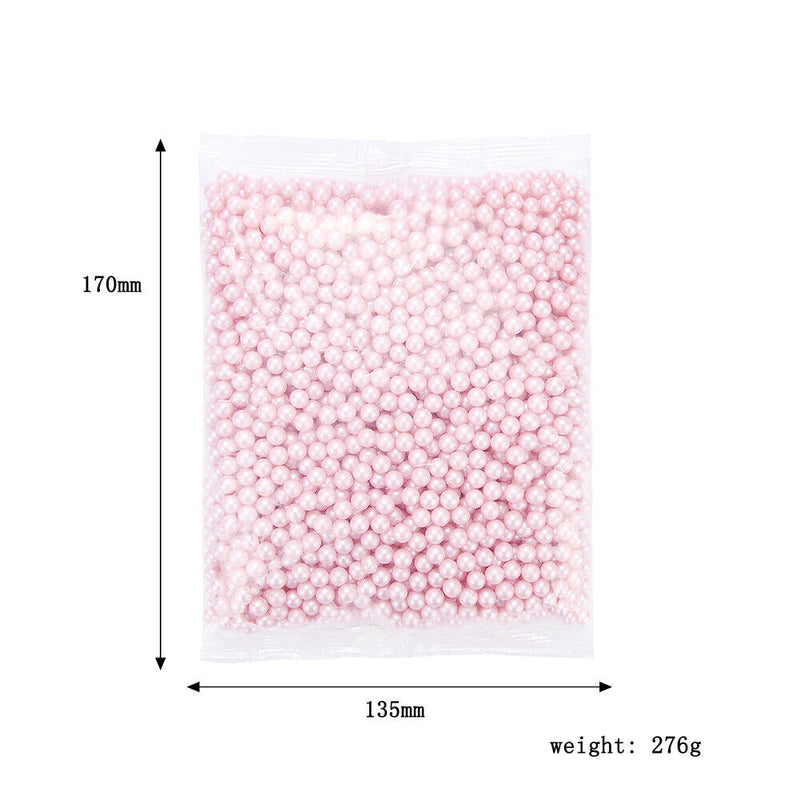 300g Fillings Pearls Beads Makeup Brush Bucket Cosmetics Storage Box Decorations