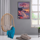 11CT Full Cross Stitch Sakura Tree Counted DIY Embroidery Crafts Home Decoration