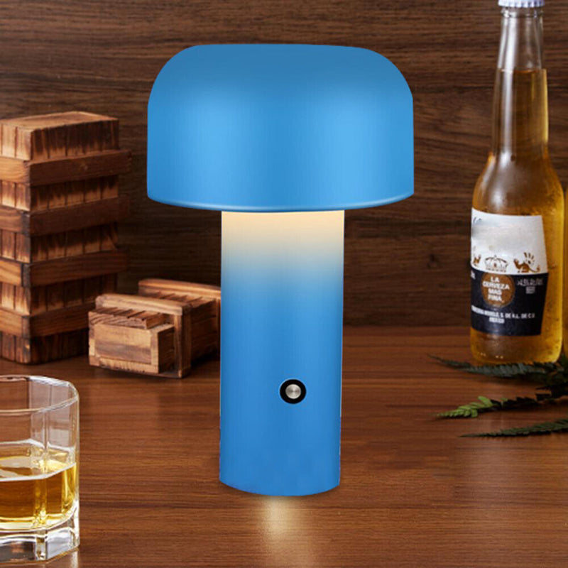 #A Mushroom Table Lamp Rechargeable Bedroom Bedside USB Desk Touch Night Lights