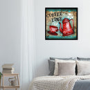 DIY Oil Paint by Numbers Coffee Time Hand Painted Acrylic Coloring Picture