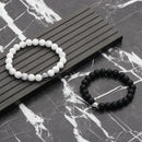 Best Friends Gift Bracelet Wristband Yin Yang Charm Pendant Braided Hand Rope