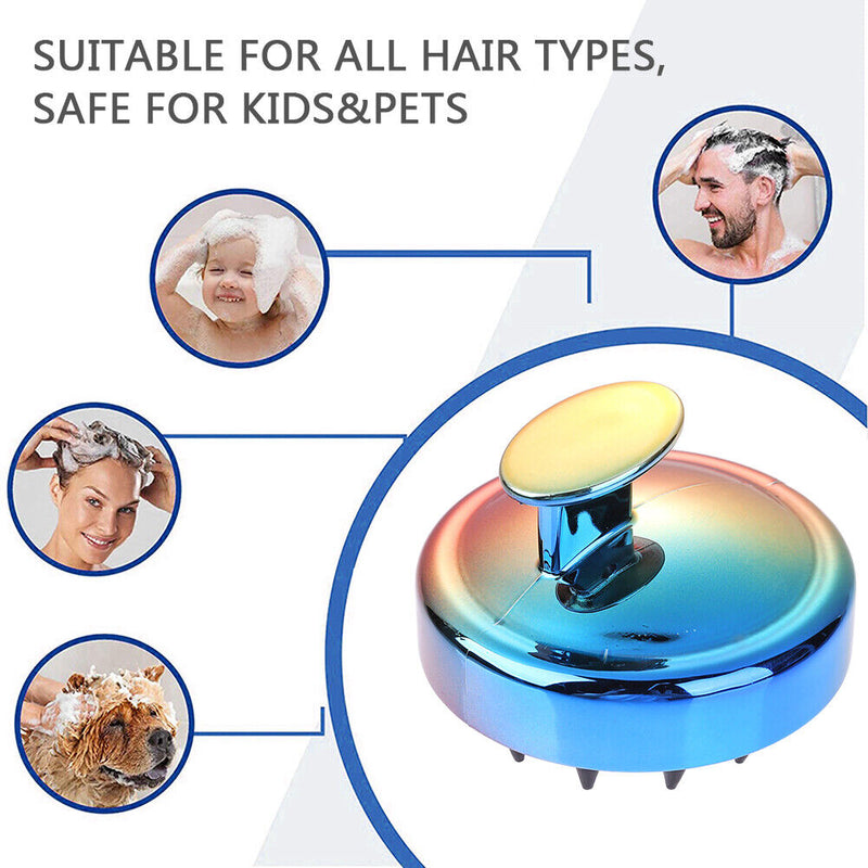 Household Durable Silicone Scalp Massage Shower Brush Hair Styling Tools