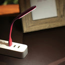 LED USB Lamp Mini Portable Laptop Book Reading Desk Night Lighting (Red) Newly
