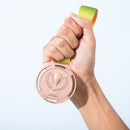 Torch Medal Souvenir Zinc Alloy Sport Competition Prize with Strap (Copper)