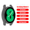PC Half-Cover Watch Protector Case for Galaxy Watch 4 40mm (Transparent) Newly
