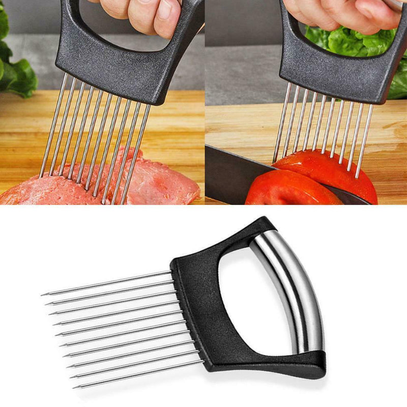 Food Slice Assistant Onion Holder Cutting Aid Strips Sale HOT Meat Slicer J0N2