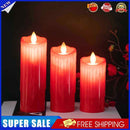 #A Flameless Decor Candles Light Auto Swing Realistic Candle LED Safety Home Dec