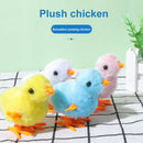 Cat Winding Clockwork Chicken Jumping Walking Hopping Cartoon Chick Random Color