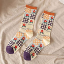 Girl Cute Printing Variety Breathable Winter Long Stocking