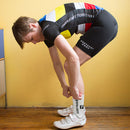 Non Slip Round Silicone Unisex Football Sock Training Dispensing Sport Stocki