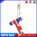 #A 5pcs Snow Sports/Rabbit Diamond Painting Keychain DIY Crystal Drill Cartoon