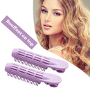 2pcs Hair Curler Clips Clamps Roots Perm Rods Styling Rollers Fluffy DIY Tools