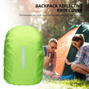 Waterproof Backpack Rain Cover Antislip Cross Buckle Strap (Green M)