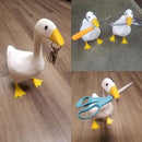 Cute Goose Duck Magnetic Key Holder Mini Key Storage Rack Garden Statues Decor.