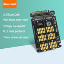 MAIWO KT047 M.2 SSD to U.2 Adapter NVMe SATA SSD to PCI-e U.2 PC Converter