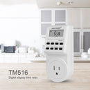 LCD Digital Weekly Programmable Electrical Socket Timer Switch (TM516-US) Newly