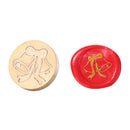 Brass Round Fire Lacquer Seal Head Without Handle DIY Waxing Sealing Post Decor