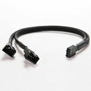 1pc 4 Pin PWM To Dual PWM Power Y-Splitter Adapter Fan Case PC T1Y5 For CPU R8N0