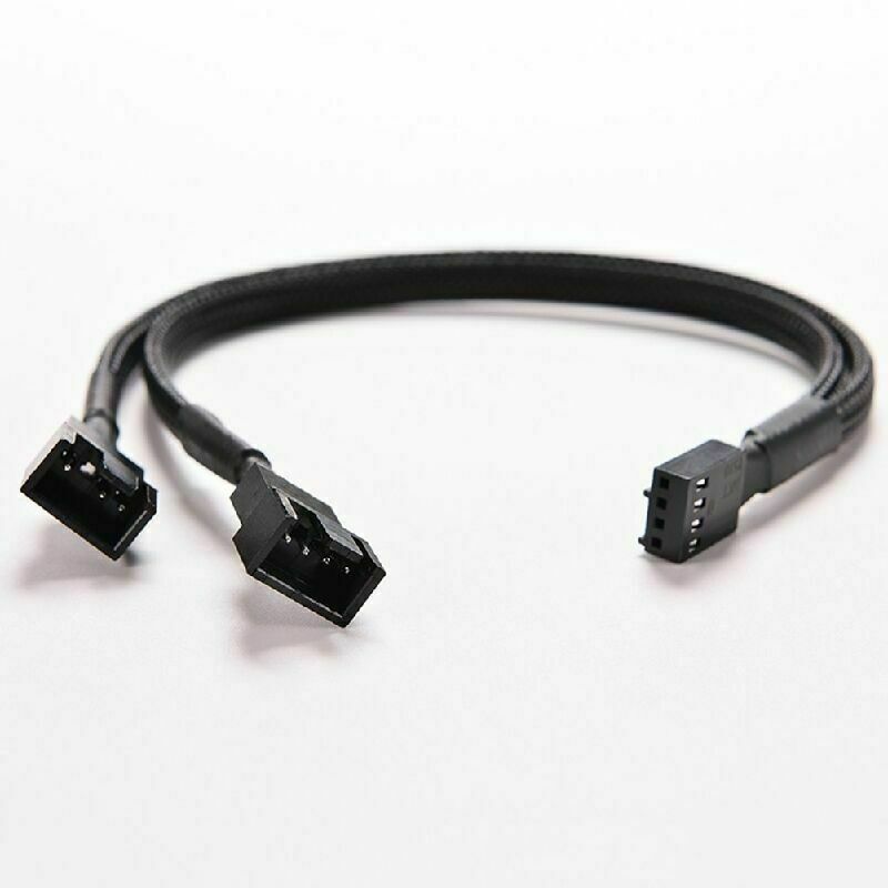 1pc 4 Pin PWM To Dual PWM Power Y-Splitter Adapter Fan Case PC T1Y5 For CPU R8N0