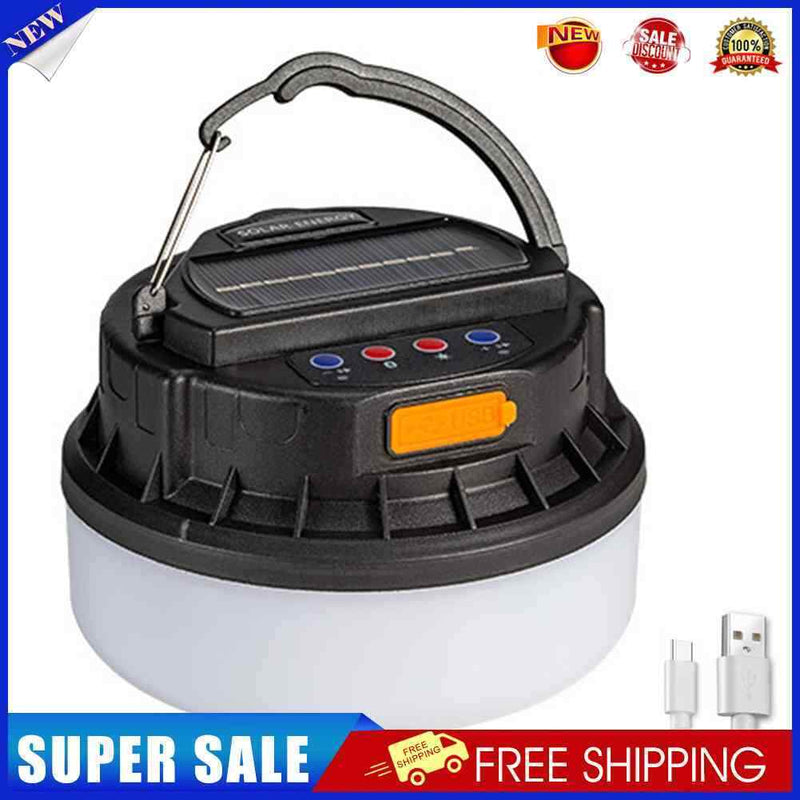 #A Solar Powered LED Camping Lamps Portable Outdoor Hiking Hanging Lighting Lant