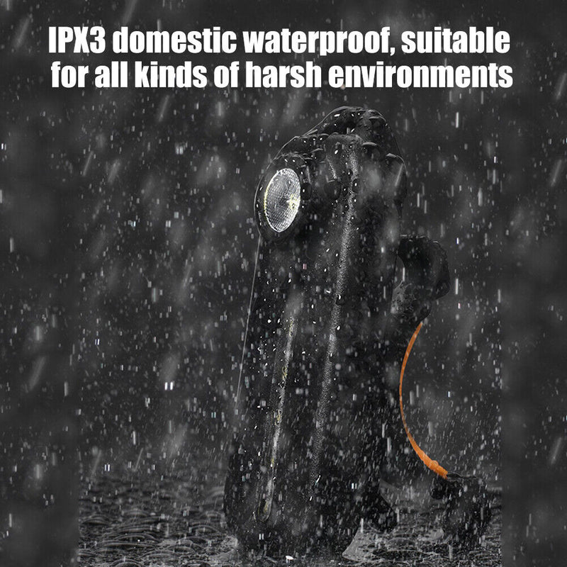 LED+COB+SMD MTB Bike Light USB Rechargeable Multifunction Warning Lamp (A) Newly