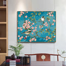 Full Embroidery Bird Flower 3-Beach 11CT Printed Cross Stitch Cotton DIY Kit