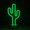 Cactus Neon Sign LED Lights - Decorative Marquee Signs Light with Base Newly