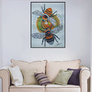 Bee 5D DIY Part Drill Crystal Diamond Painting Rhinestone Animal Drawing 30x40cm