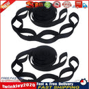 2pcs Hammock Strap Outdoor Camping Tree Hanging Load Bearing Rope (Black) Newly