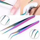 Art Supplies Clip Applicator Eye Lashes Tweezer Extension Tools False Eyelashes