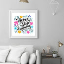 11CT DIY Dont Give Up Dreams Stamped Cross Stitch Partial Embroidery Handicraft