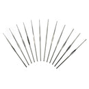 DIY Aluminum Crochet Hooks Sweater Knit Weave Sewing Needle Set Kit (Black)