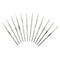 DIY Aluminum Crochet Hooks Sweater Knit Weave Sewing Needle Set Kit (Black)