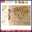 Wooden Guest Book Signs Wedding Romantic Sweet Marriage Guestbook Decoration