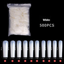 500PCS DIY Manicure Clear Wearable Full Cover Long Ballet XXL False Nails Square