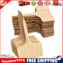 100x Wooden T-Shape Plant Labels Seed Potted Herbs Flowers Sign Tags Sticks