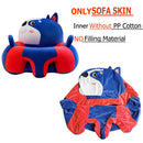 Baby Sofa Support Seat Cover Plush Learning To Sit Feeding Chair (Husky) Newly