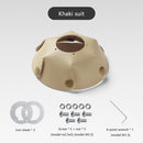 Tent Hanging Lamp Shade Cover Reflective Rainproof Lampshade Guard (Khaki) Newly