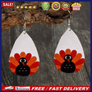 Thanksgiving PU Turkey Earrings Hanging Pendants Drop Dangle Earring for Wome